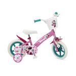 Bicicletta da Bambina 12 Pollici Minnie con Rotelle Bici Mountain Bike per Bimba