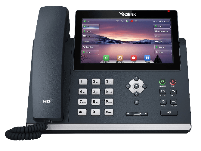 Yealink SIP-T48U | Telefono VoIP | 2x RJ45 1000Mb/s, schermo, PoE, USB, senza alimentazione