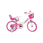 Dino Bikes Bicicletta Bambina 16 Pollici 4 5 6 7 Anni Unicorno con Rotelle Freno Bici Bimba