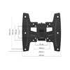 Supporto-TV-Full-Motion-One-For-All-WM4661