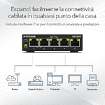 Switch-Gigabit-Gestito-Netgear-GS305E---5-Porte-RJ-45