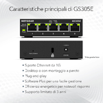 Switch-Gigabit-Gestito-Netgear-GS305E---5-Porte-RJ-45