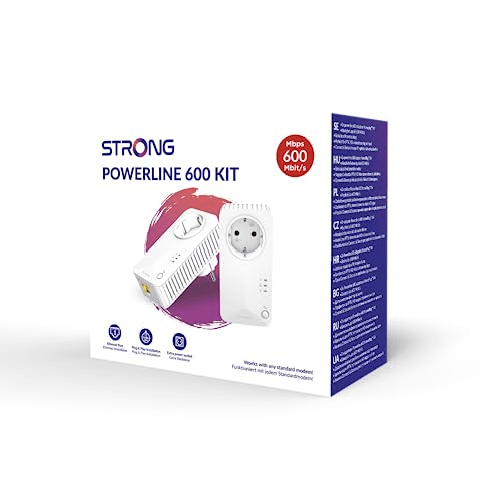 Strong-Powerline-600-Duo---Kit-Adattatori-Internet-Veloce