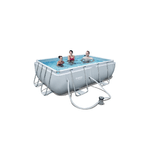 Piscina Fuori Terra Rettangolare 282x196 per Bambini Adulti con Pompa Filtro