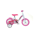 Dino Bikes Bicicletta per Bambina 10 Pollici Unicorno Pedali Bimba Rotelle Bici 2 3 4 anni