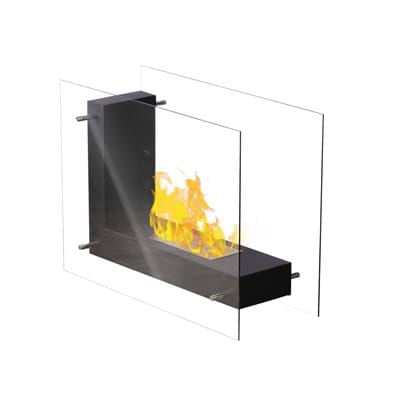 Qlima FFB 830 camino Interno/esterno Caminetto freestanding Bioetanolo Nero