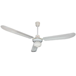 Ventilatore a Soffitto 3 Pale Bianco Regolatore Velocità Luce