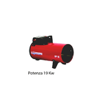 Generatore Aria Calda Gpl 19Kw Stufa a Gas Riscaldamento Termoventilatore Butano