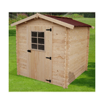 Casetta 2x2 in Legno 28 mm da Giardino Esterno per Attrezzi Blockhouse Rimessa