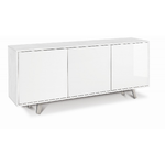 Armadio Bianco Lucido Soggiorno Buffet 3 Ante Madia Credenza Contenitore