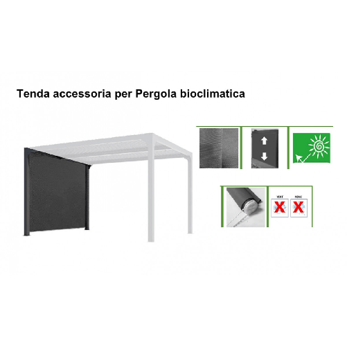 Pergola Gazebo 3x4 Bianco Alluminio Telo Tenda Retrattile Carport Auto  Giardino - PagineGialle Shop