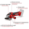 Smerigliatrice-Angolare-a-Batteria-Einhell-TC-AG-18-115