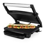 Princess Panini Grill 112415 - Piastra per Panini 2000W, 30x24 cm, Acciaio Inox