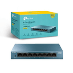 TP-Link LS108G Non gestito Gigabit Ethernet (10/100/1000) Blu