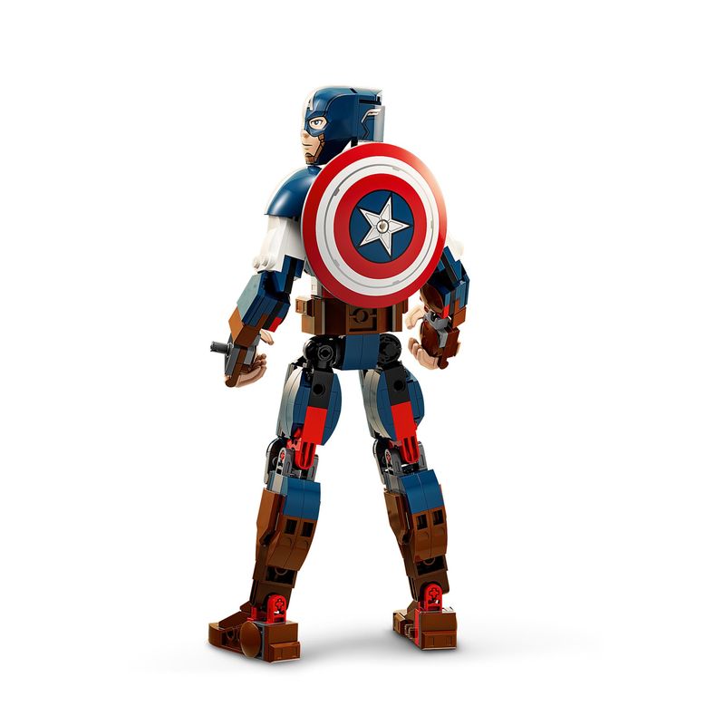 LEGO-Marvel-76258-Personaggio-di-Captain-America-Gioco-da-Costruire-per-Bambini-con-Scudo-Collezione-Supereroi-Avengers