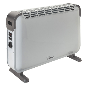 Bimar HC504 stufetta elettrica Interno Grigio, Bianco 2000 W Riscaldatore di ambienti elettrico al quarzo