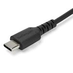 StarTech.com-Cavo-di-Ricarica-USB-A-a-USB-C-da-2m---Resistente-Cavetto-USB-C-Dati-e-Ricarica-Veloce-da-USB-2.0-a-USB-Type-C-3A-Guaina-in-TPE-e-Fibra-Aramidica-M-M-Nero--RUSB2AC2MB-