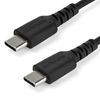StarTech.com-Cavo-di-Ricarica-USB-C-da-1m---Resistente-Cavetto-USB-C-di-Ricarica-Veloce-e-Sync---USB-2.0-USB-Type-C---Rivestito-in-TPE-e-Fibra-Aramidica-M-M-60W-Nero-Samsung-Ipad-Pro--RUSB2AC1MB-