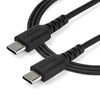 StarTech.com-Cavo-di-Ricarica-USB-C-da-1m---Resistente-Cavetto-USB-C-di-Ricarica-Veloce-e-Sync---USB-2.0-USB-Type-C---Rivestito-in-TPE-e-Fibra-Aramidica-M-M-60W-Nero-Samsung-Ipad-Pro--RUSB2AC1MB-