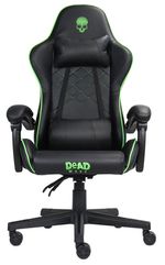 Deadwave-DWGT0007-sedia-per-videogioco-Sedia-da-gaming-per-PC-Seduta-imbottita-Nero-Verde