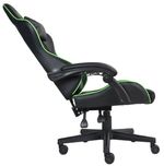 Deadwave-DWGT0007-sedia-per-videogioco-Sedia-da-gaming-per-PC-Seduta-imbottita-Nero-Verde