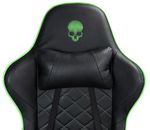 Deadwave-DWGT0007-sedia-per-videogioco-Sedia-da-gaming-per-PC-Seduta-imbottita-Nero-Verde