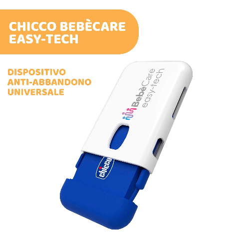 Chicco-Bebecare-Easy-Tech-Dispositivo-Anti-Abbandono-Universale-Per-Seggiolino-Auto-Bianco-Blu-‎16-x-11-x-2.5-cm-60-grammi