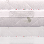 Materasso Una Piazza e Mezza 120x195, alto 26 cm - Memory, Gel Relaxa, Sfoderabile, Rivestimento Aloe Vera | Prime