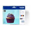 Brother-LC-123VALBP-cartuccia-d-inchiostro-4-pezzo-i--Originale-Nero-Ciano-Magenta-Giallo