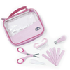 Chicco-Set-Manicure-Bambina-Con-Forbicine-Limetta-in-Cartone-Tagliaunghie-Spazzolino-per-Unghie-Rosa-0-Mesi-