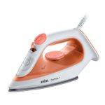 Braun-TexStyle-1-SI-1009-Ferro-a-vapore-Piastra-antiaderente-1900-W-Arancione-Bianco