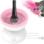 Lava Pennelli Per Trucco Automatico Make Up, Detergente Automatico per Pennelli da Trucco, Ricarica USB, Pulitore USB Pulizia Pennelli Make Up, Set