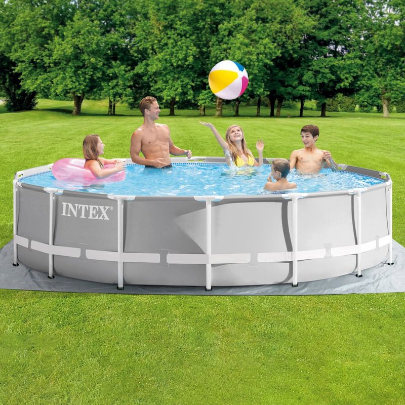 Intex-26720-Piscina-Rotonda-Fuoriterra-Grigio-427X107-cm-427x107-cm-Con-Pompa-Filtro