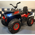 Quad Elettrico Rosso con Batteria 12 V a 4 Ruote Macchina per Bambino