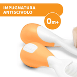 Chicco-Set-Spazzola-e-Pettine-Capelli-per-Bambini-Spazzola-Neonati-con-Morbide-Setole-Naturali-Pettine-con-Punte-Arrotondate-Impugnatura-Antiscivolo---Accessori-Neonato-0--Mesi-Arancione