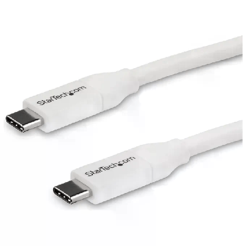 StarTech.com Cavo USB-C a USB-C 5A PD - M/M - Bianco - 4m - USB 2.0 - Conforme USB-IF