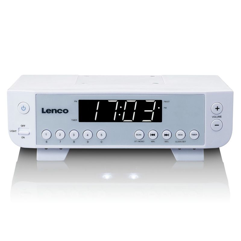 Lenco-KCR-11-Portatile-Analogico-Bianco