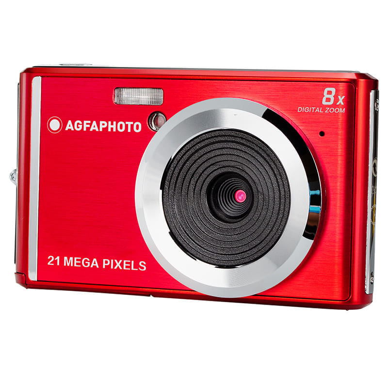 AgfaPhoto-Compact-DC5200-Fotocamera-compatta-21-MP-CMOS-5616-x-3744-Pixel-Rosso