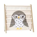 3 Sprouts SP3IRKOWL libreria per bambini 4 ripiani Beige, Grigio Libreria a tasche