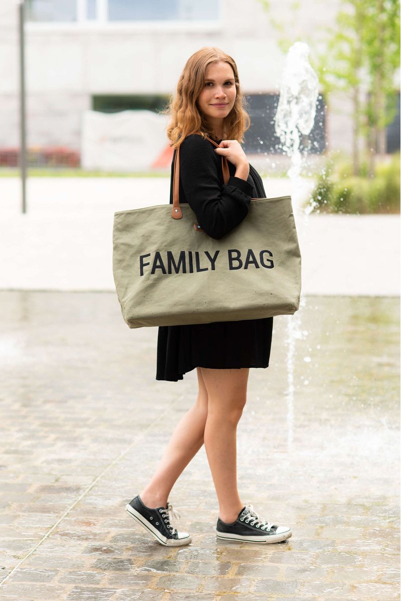 Family-Bag-Kaki-Borsa-Weekend-In-Canvas