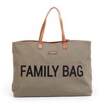 Childhome CWFBKA borsa portapannolino Borsa tote Cachi Cotone, PU pelle, Poliestere