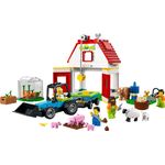 LEGO City 60346 il Fienile e Animali da Fattoria, Idea Regalo con Trattore Giocattolo