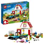 LEGO-City-60346-il-Fienile-e-Animali-da-Fattoria-Idea-Regalo-con-Trattore-Giocattolo-Giochi-per-Bambini-dai-4-Anni-in-su