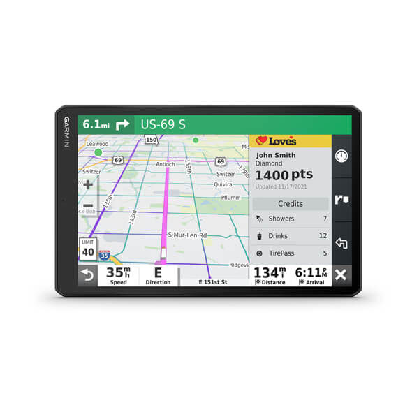 Garmin-DEZL-LGV1010-navigatore-Fisso-256-cm--10.1---TFT-Touch-screen-554-g-Nero