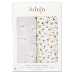 Set di 2 Copertine Swaddle Floreale Vintage Libellula