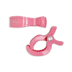 Clip per Passeggino Confezione da 2 Rosa