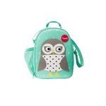 3 Sprouts Owl lunch bag Borsa portapranzo PU pelle, Poliestere Colore menta 1 pz