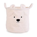 Childhome Teddy porta biancheria Rotondo Poliestere Bianco