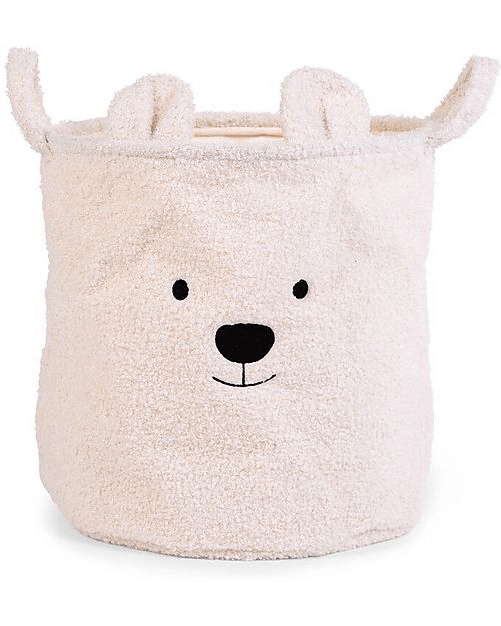 Cesto-Portaoggetti-Teddy-White-40x40-cm