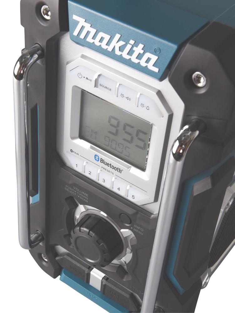 Makita-DMR108N-radio-Portatile-Digitale-Nero-Colore-foglia-di-te-